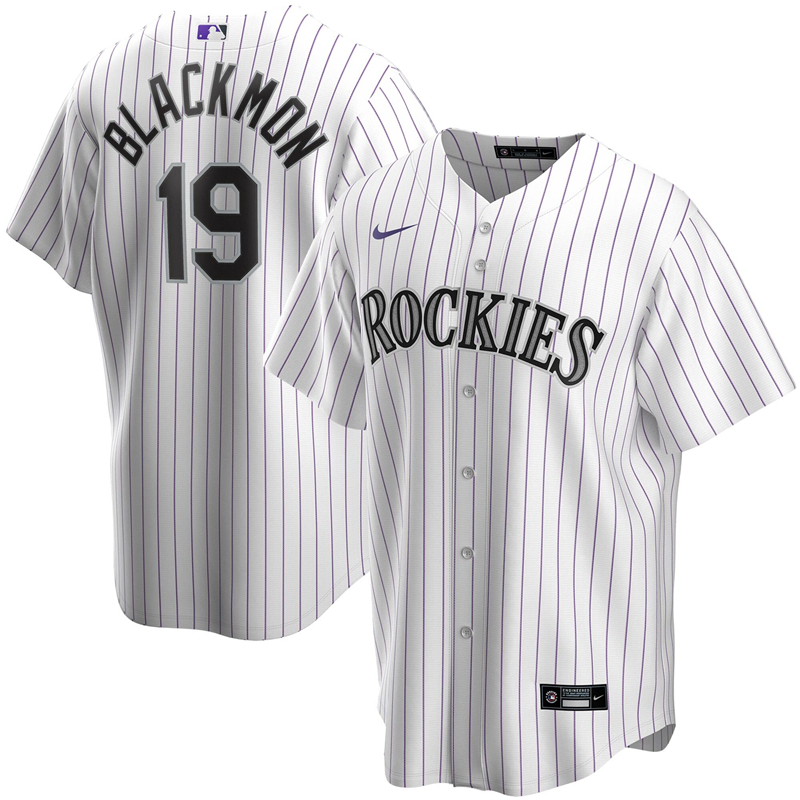2020 MLB Men Colorado Rockies #19 Charlie Blackmon Nike White Home 2020 Replica Player Jersey 1->cincinnati reds->MLB Jersey